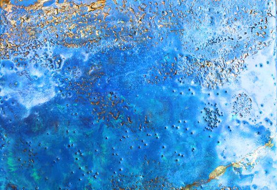 Encaustic Blue