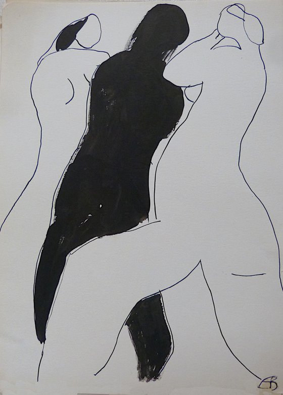 Surrealist Erotic Drawing 1