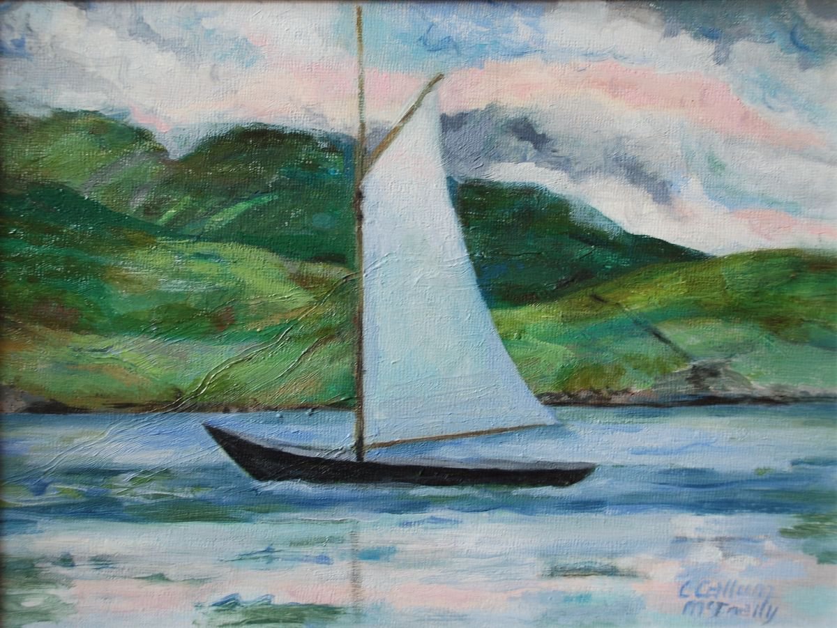 Sailboat, Isle of Skye by Christine Callum  McInally