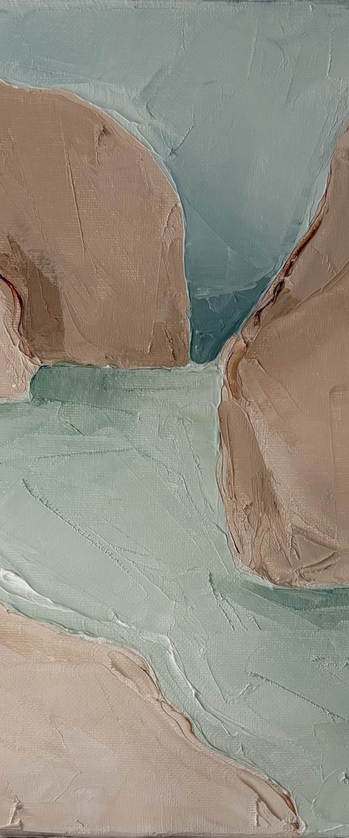 Rocks on the sea island of Mediterranean by Daniela Nocito