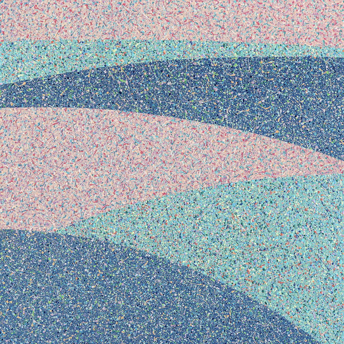 Impressionistic Screenprint , Hills Are Blooming By Lidiya Dmitrieva, 19 X 19, Artwork For Sale On Artfinder