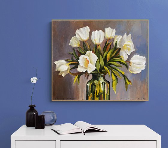 "White tulips"