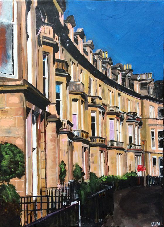 Belgrave Terrace, the West End of Edinburgh
