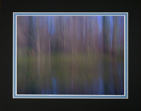 Subtle Woodland Pond with ICM (intentional camera movement)