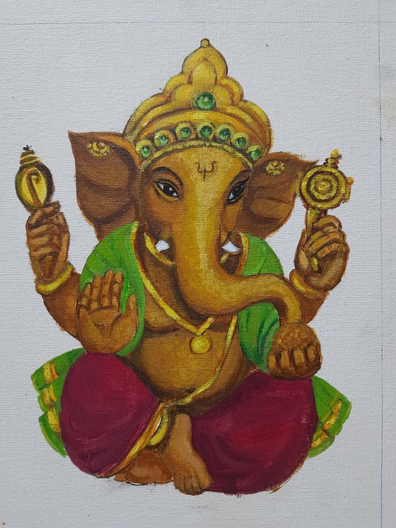 Lord Ganesha the cute one