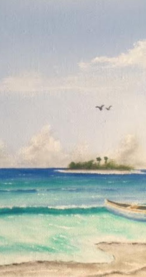Boats Beached by Lloyd Dobson