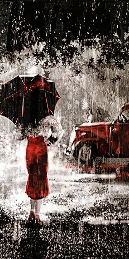 'Lady in Red' by Ewa Czarniecka
