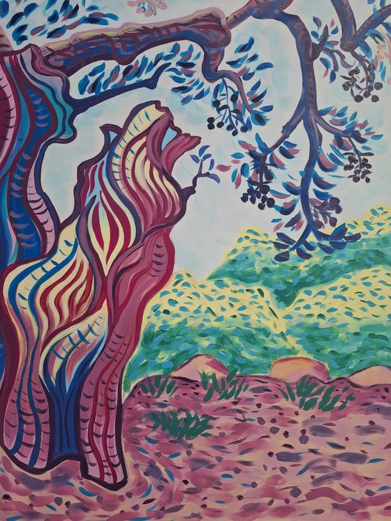 Between Worlds, an Olive Tree