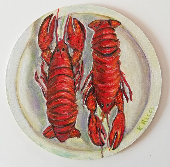 Lobsters in a Plate