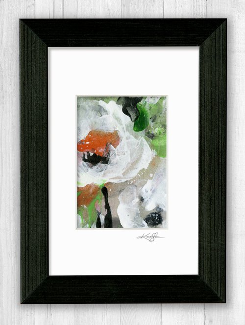 Lovely Little Gems 21 - Floral painting by Kathy Morton Stanion by Kathy Morton Stanion