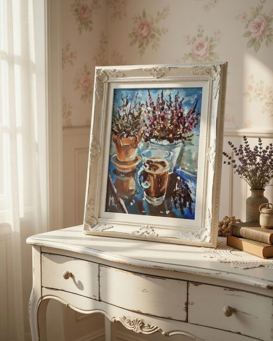 " COFFEE GREETINGS FROM THE GARDEN "