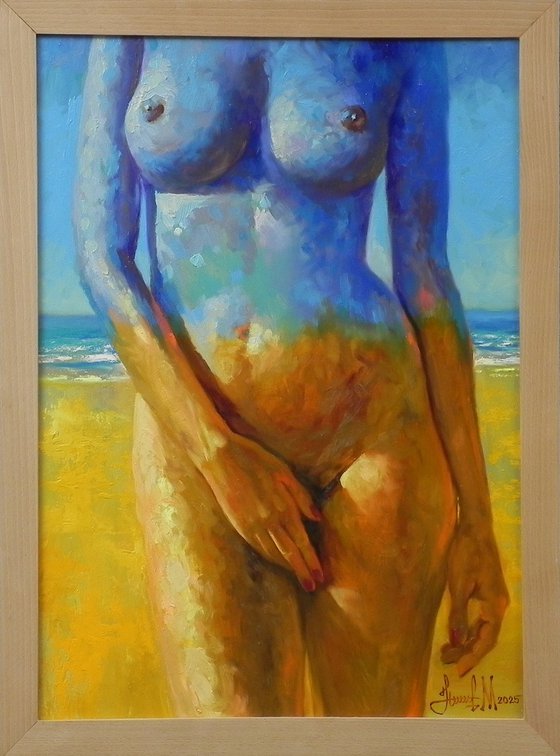"Nude at the Seaside"