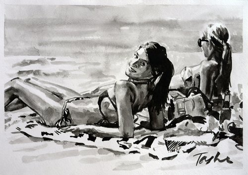 Beach girls by Tashe