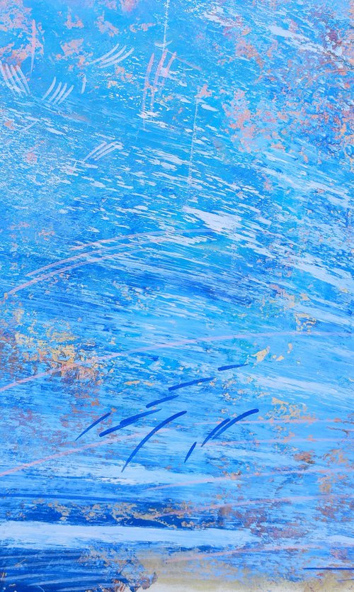 Landscape with splashes by Olga Onopko