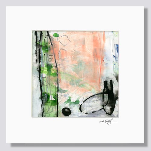 Abstract Musings 106 - Mixed Media Painting by Kathy Morton Stanion by Kathy Morton Stanion
