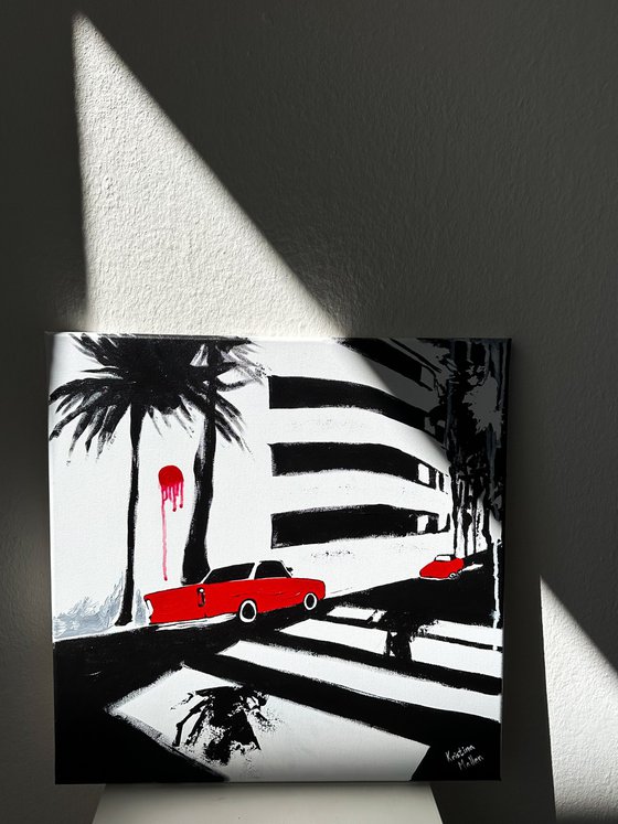 Melting Sun on Sunset Boulevard