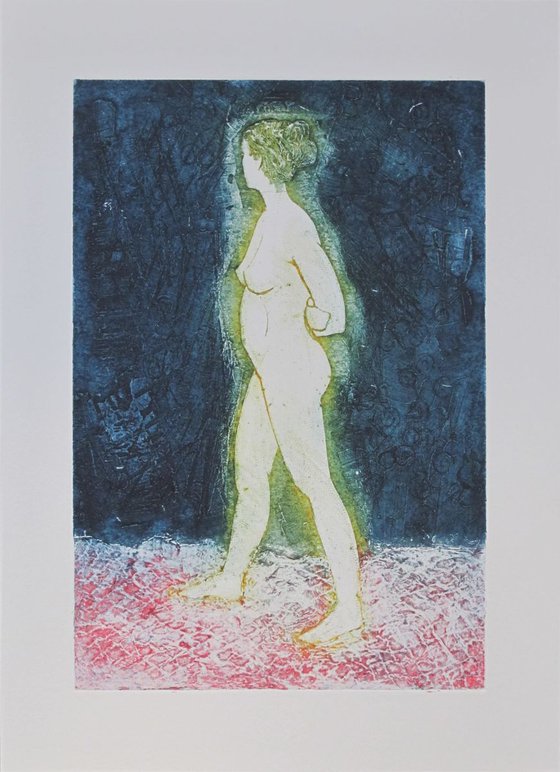 standing female nude