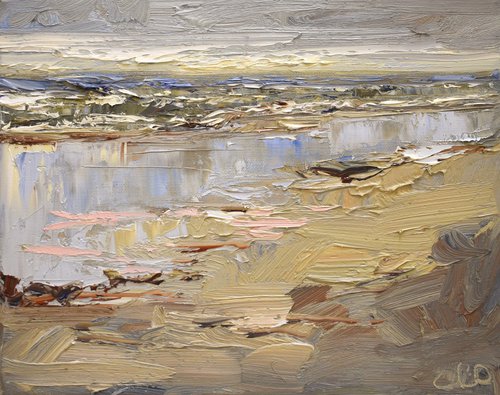 Grey sea by Sonja Brussen