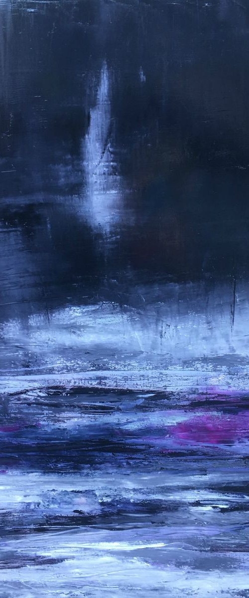 Black and White Landscape Study I by Angela  Dierks