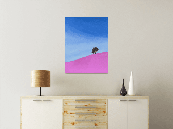 Abstract Landscape.Tree.