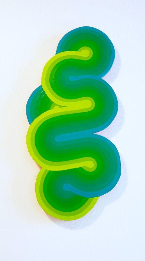 Green Blob, data mindscape by Jessica Moritz