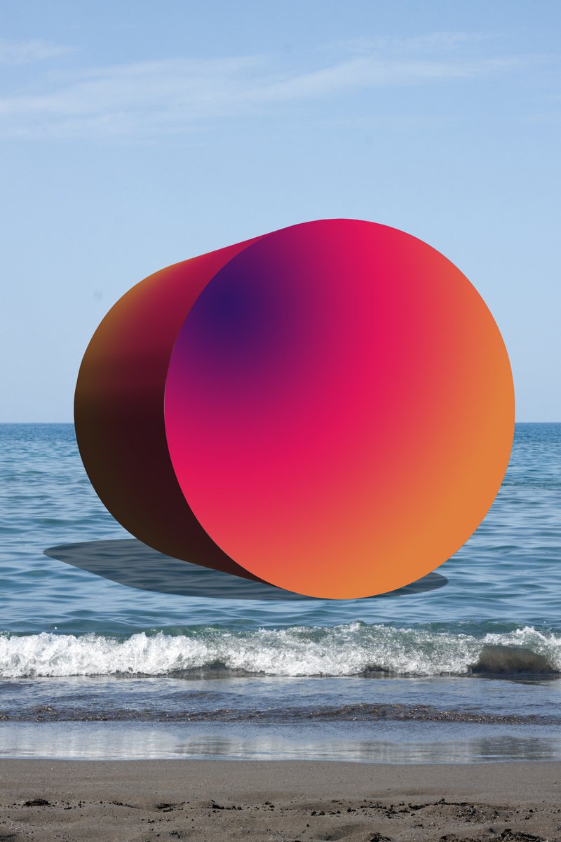 Photorealistic Abstract Print By Mattia Paoli, 39 X 59", Heavy Sea, Original Artwork