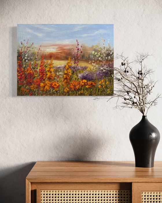 A meadow in bloom