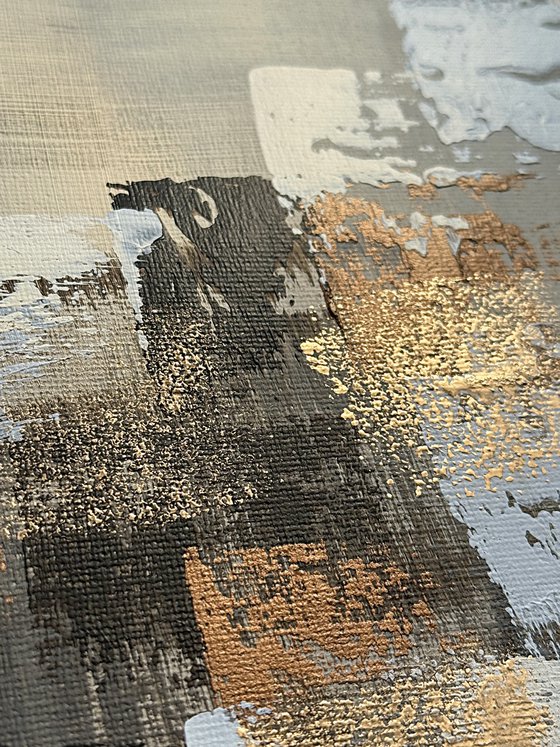 Gold, bronze abstraction