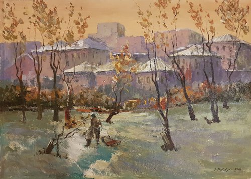 Winter Landscape – One of a Kind by Hrachya Hakobyan
