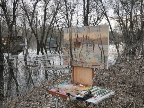 Desna River flood