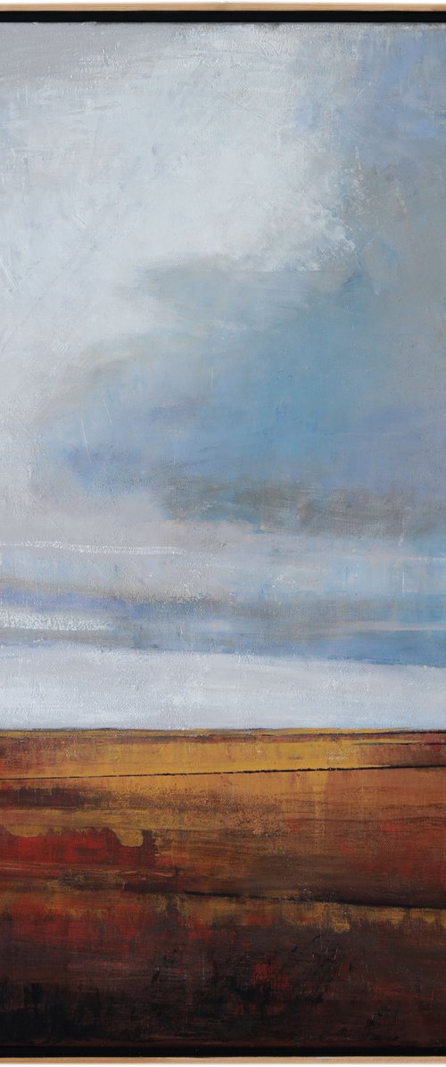 Warm Age of Earth 30x30" 76x76cm Contemporary Art by Bo Kravchenko by Bo Kravchenko