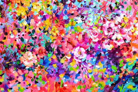Scattered Roses in my Garden