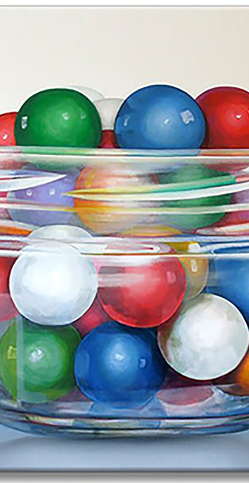 Bubble Gum Run - Paper - Giclee print by Gardani Art