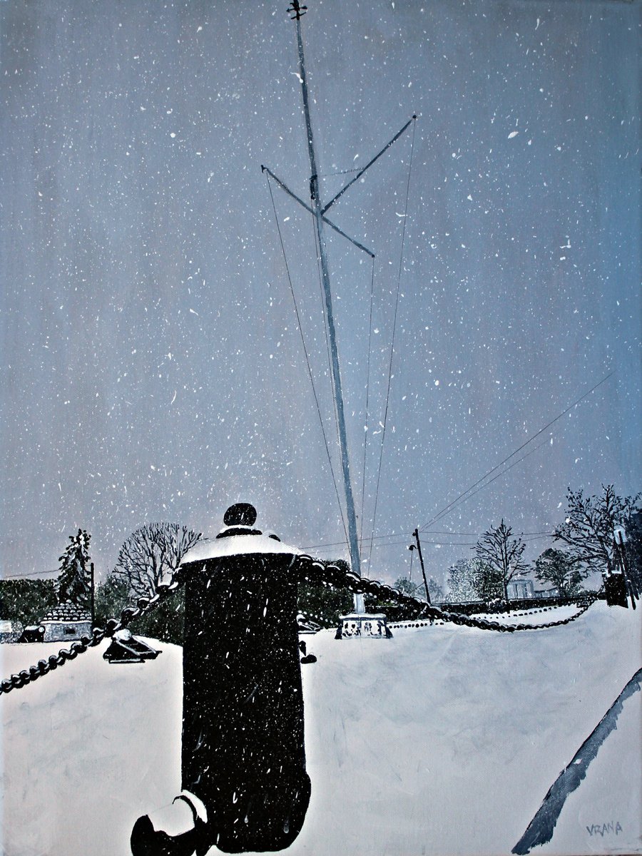 Photorealistic Landscape Oil Painting By Ken Vrana, 18 X 24", Home, Original Artwork