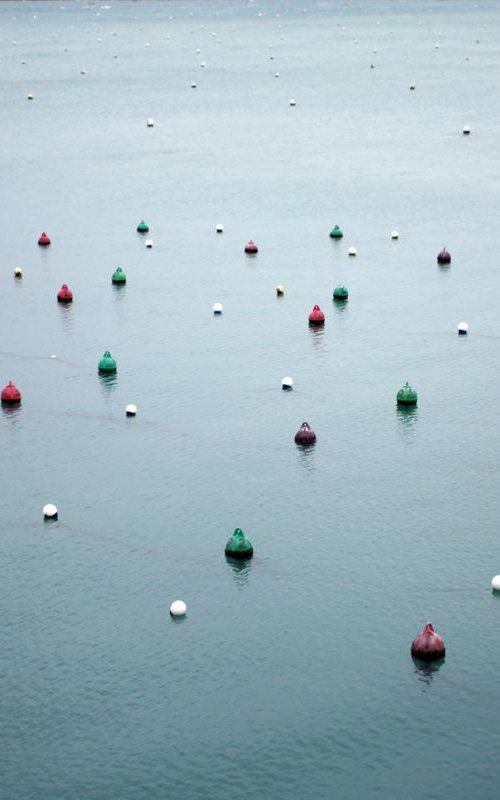 Buoys in Dinard's port by Elisabeth Blanchet Burgot