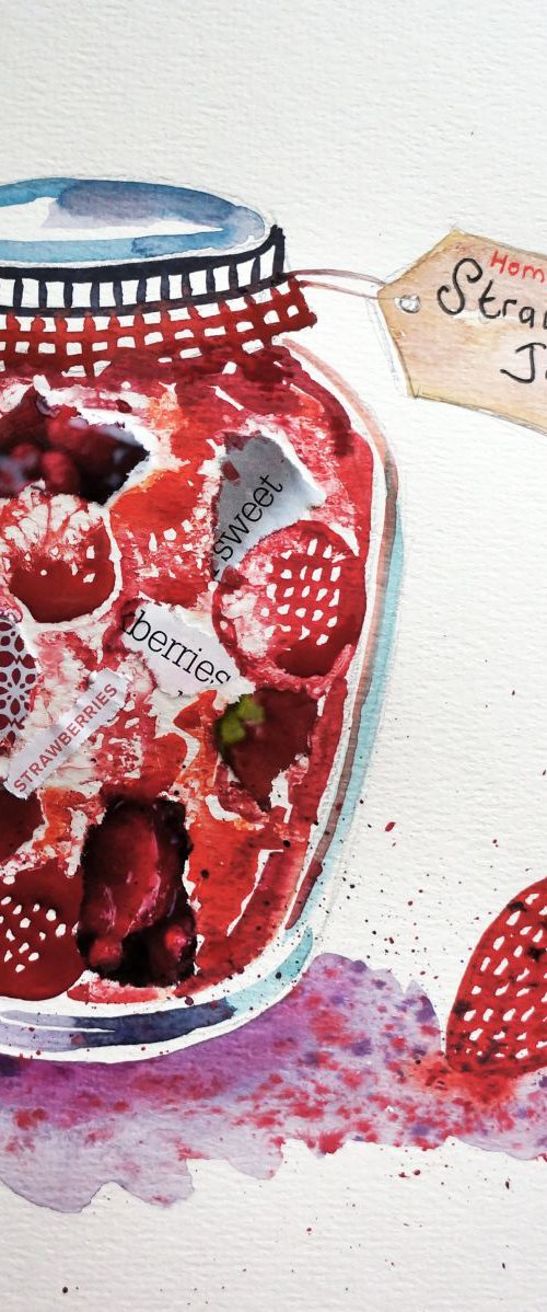 Strawberry Jam (Handmade) by Julia  Rigby