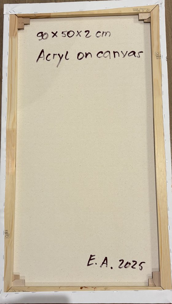 Gilded Currents 50x90х2 cm