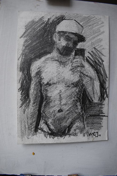 Graphite Scruff by Christopher James Murphy