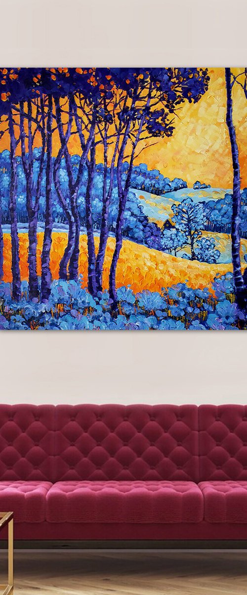 Golden Hour Mountains by Trayko Popov