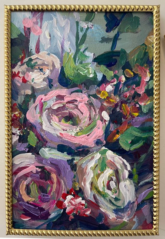 Rose bouquet. Gift