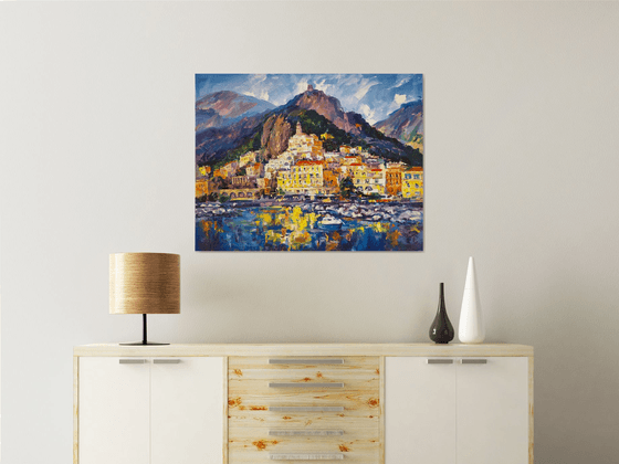 “Golden Light of Amalfi”