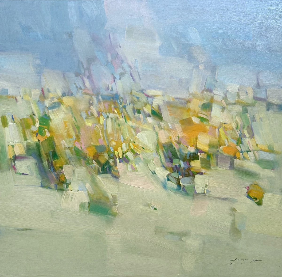 Flowers Valley By Vahe Yeremyan, 30 X 31, Artwork For Sale On Artfinder