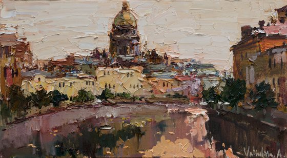 Saint Petersburg - Original cityscape painting