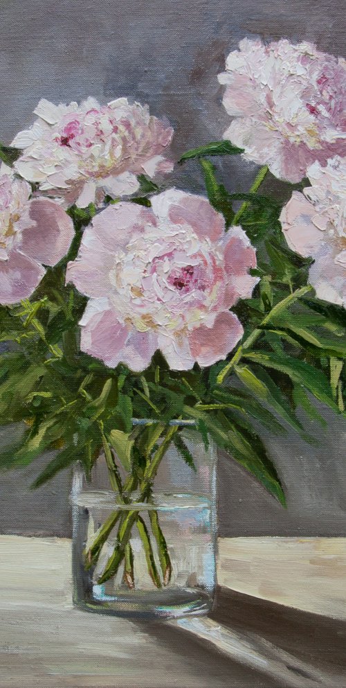 Flowers. Peonies. by Tetiana Vysochynska