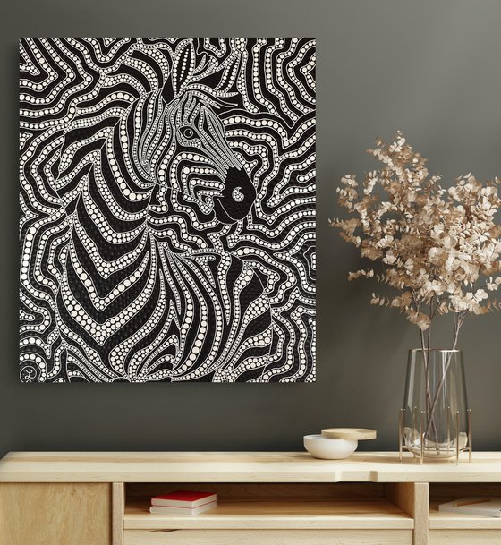 Zebra Labyrinth 2