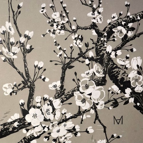 Cherry blossom by Andre Matyushin