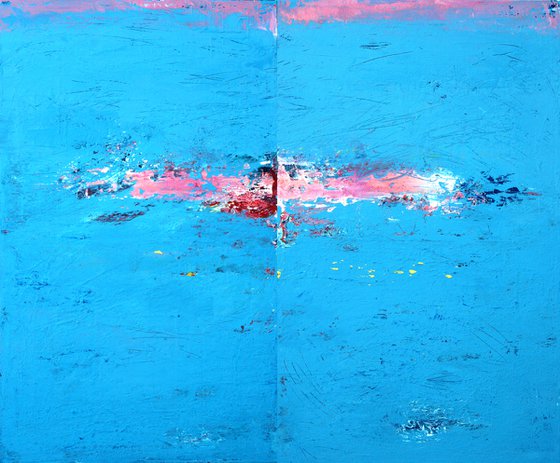 LARGE DIPTYCH 120X100 Time of mildness