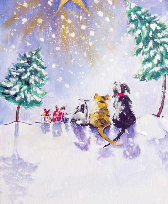 Wintertime with friends