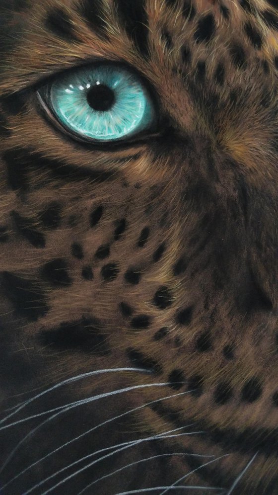 I Remember (Original Leopard Painting)