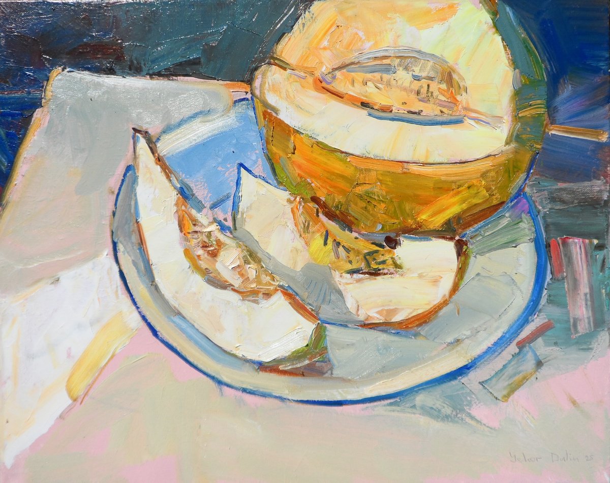 Melon By Yehor Dulin, 20 X 16, Artwork For Sale On Artfinder